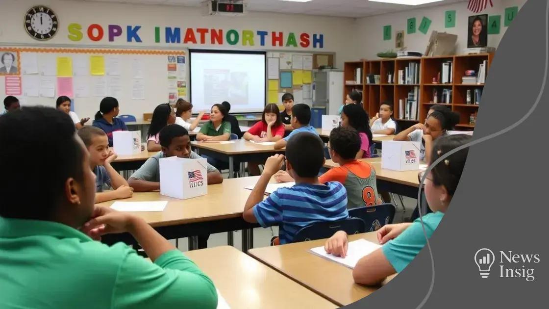 Civics education in schools