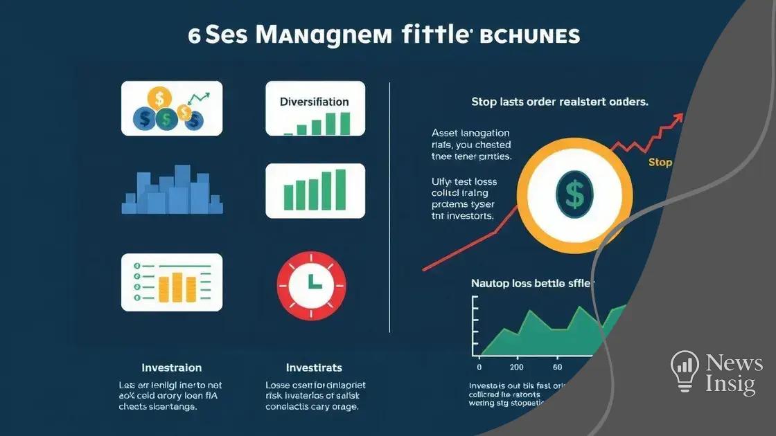 Risk management techniques for investors