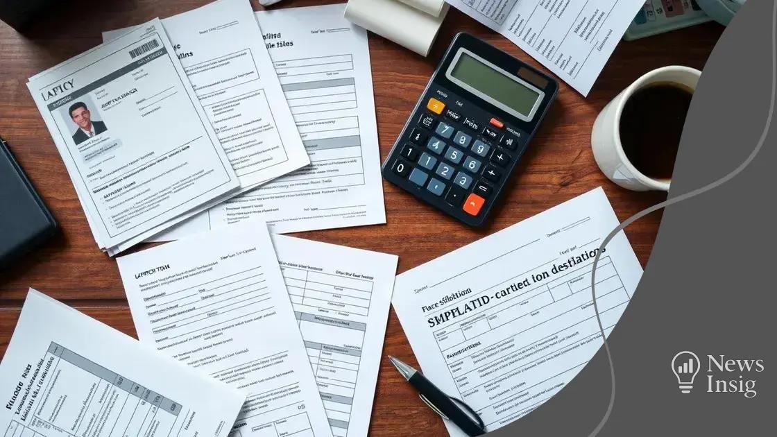 Documents required for application