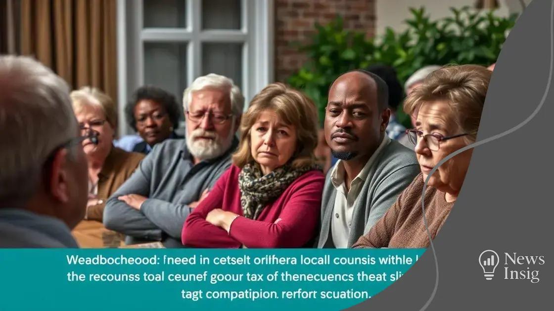 Impact on residents and communities