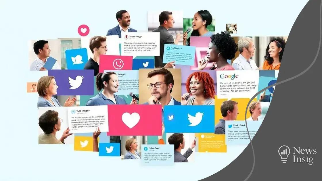 Impact of social media on public perception